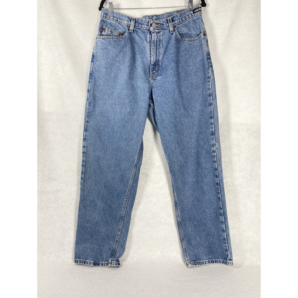 Vintage Polo Jeans Co Ralph Lauren Jeans Men's 32x32 Blue Loose Fit Denim Y2K